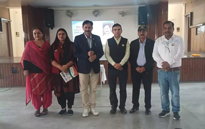 Workshop on life safety at Kurukshetra University Senior Secondary School