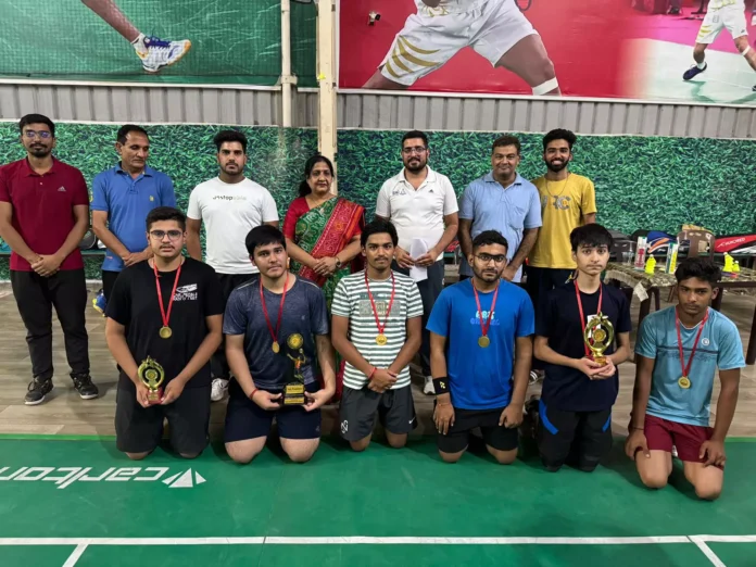 Inter Academy Badminton Competition was organized at Birdie Badminton Arena Academy