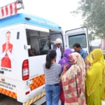 health benefits to people through mobile medical unit.