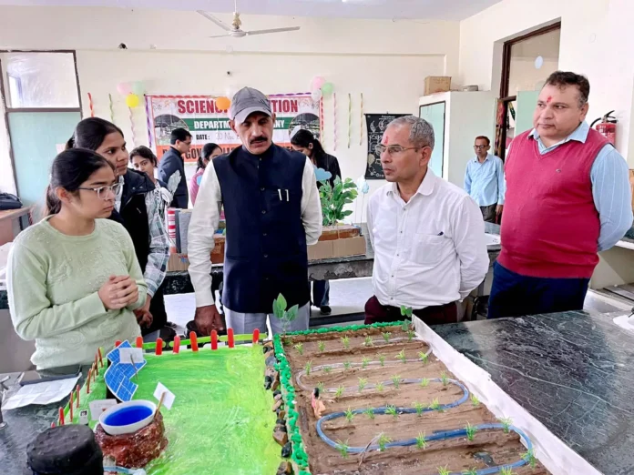 Science exhibition organized in Government Women's College