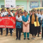 NCC cadets of Balaji School organized a drug free awareness marathon