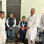 The MLA congratulated Tannu who won four medals