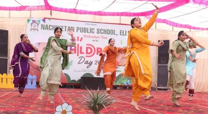 Children's Day was celebrated with great pomp in Nachiketan Public School