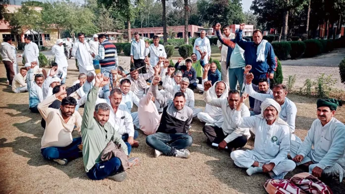 Indian Farmers Union submitted a memorandum to the sugar mill management