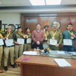 Ambala News : 10 खिलाड़ियों ने मेडल जीतकर अम्बाला पुलिस को किया गौरवान्वित, एसपी ने किया सम्मानित