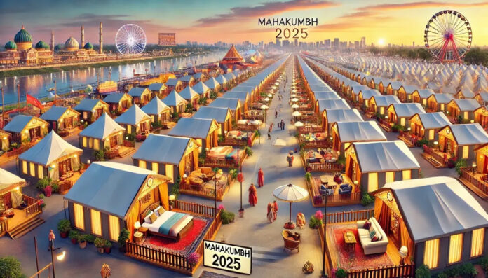 UP News : Mahakumbh 2025 के लिए बस गया 1.5 लाख टेंटों का नगर, प्रयागराज में बनीं 200 सड़कें