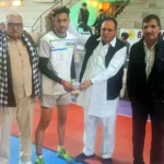 Best raider of National School Kabaddi Competition honored