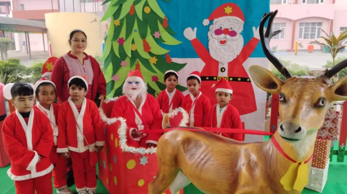 Christmas festival celebrated with great pomp in DAV Police Public School