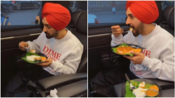 Diljit Dosanjh scooters to Ramashram Cafe to eat idli, dosa before college show