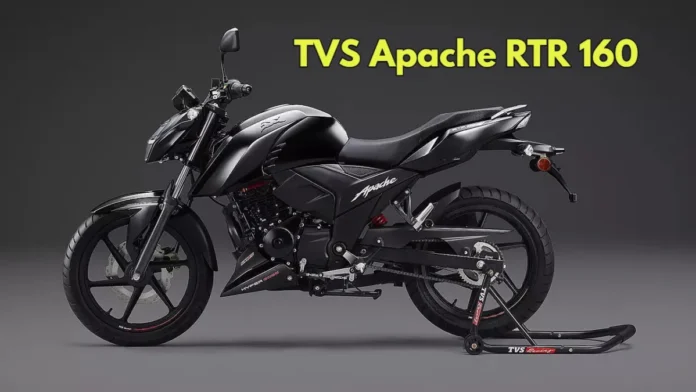 Experience unmatched performance with TVS Apache RTR 160, book now