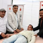 Geeta Jayanti Mahotsav 12 blood donors donated blood voluntarily