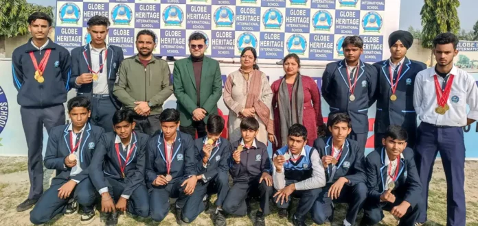 Globe Heritage hoists the flag in Inter School Athletic Meet