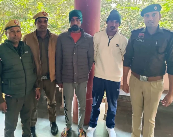 Rewari News Two arrested with illegal weapons