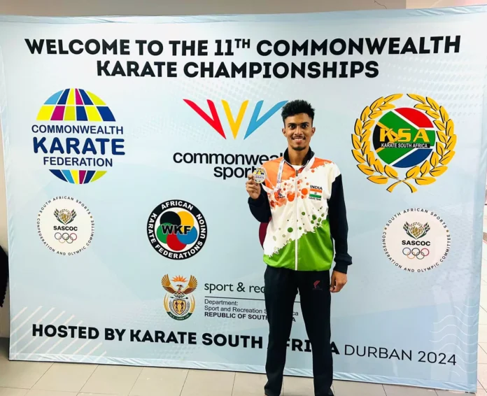 Sarupgarh resident Akshay won one gold and one bronze medal in the Commonwealth Games held in South Africa.