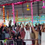 Tulsi puja program was celebrated with great pomp in Asharamji Bapu Ashram.