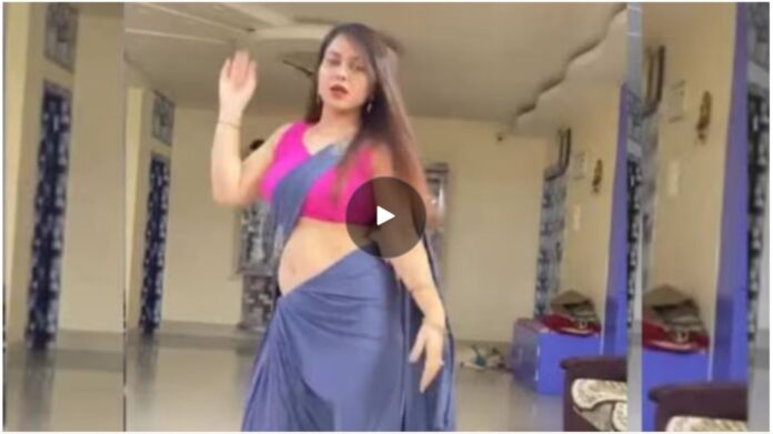 Bhabhi Dance Video: सोशल मीडिया पर छाईं भाभी, ग्रे साड़ी में जबरदस्त ठुमके से जीता लोगों का दिल