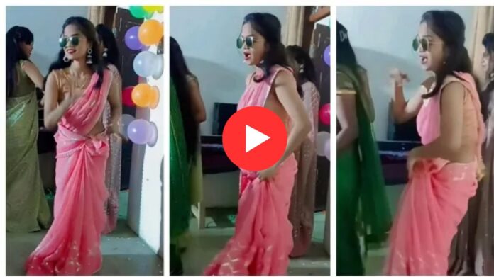 Bhabhi Dance Video: पिंक साड़ी में भाभी का डांस वीडियो वायरल, फैंस बोले- 'हॉट परफॉर्मेंस!'