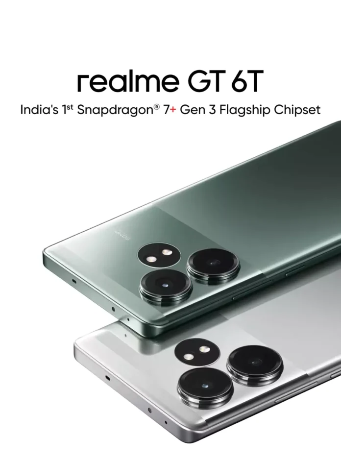 Realme GT 6T 5G Discount : फोन पर ₹4001 के फ्लैट डिस्काउंट ,Snapdragon 7+ Gen 3 का चिपसेट