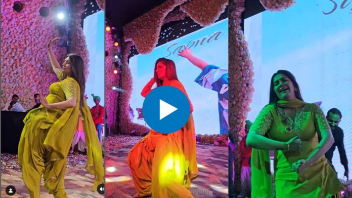 Sapna Choudhary Dance Video : सपना चौधरी ने फिर लूटा लाखों दिल, लगाए ऐसे ठुमके कि बार-बार देखने पर मजबूर हुई जनता!