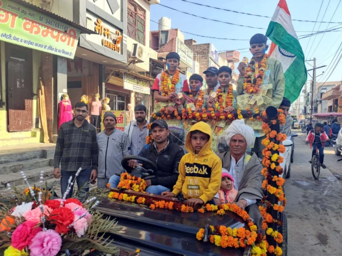 Jind News : देवरड़ की चार खिलाडिय़ों ने नेशनल स्कूल गेम्स चैंपियनशिप में जीता गोल्ड मेडल