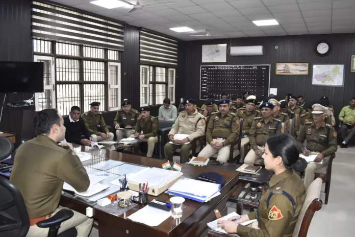 Arsh Verma, Superintendent of Police, District Charkhi Dadri organized a crime seminar in the office of Superintendent of Police, Charkhi.