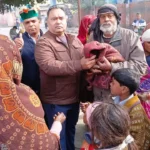 Blankets distributed to poor and needy people