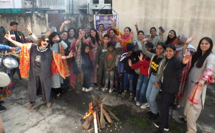 By fulfilling social responsibility, Inner Wheel Club Chandigarh City Beautiful celebrated Lohri in a unique way