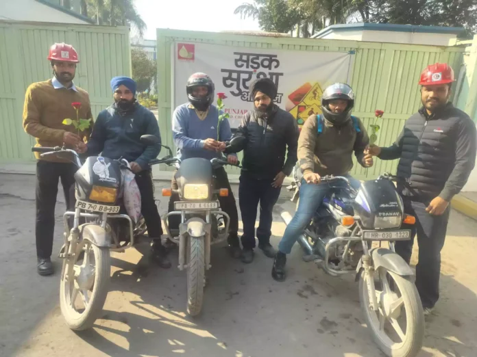 Chandigarh News-Workers took oath to follow safety rules on road and in factory,