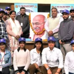 Emotional tribute paid to Father of the Nation Mahatma Gandhi on his death anniversary in SD PG College