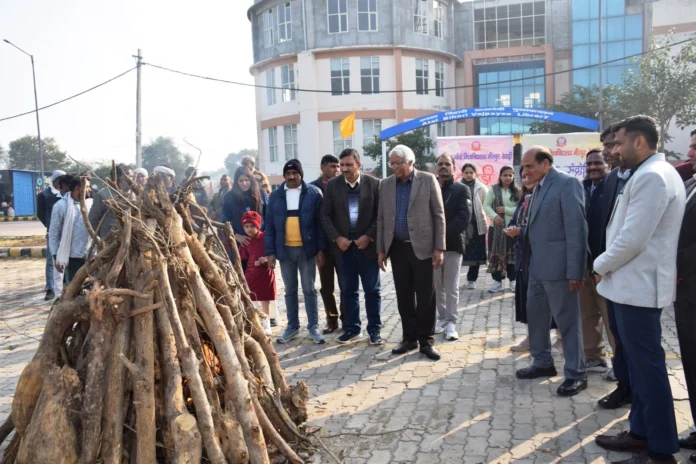 Explained the importance of Indian culture regarding celebrating Lohri.