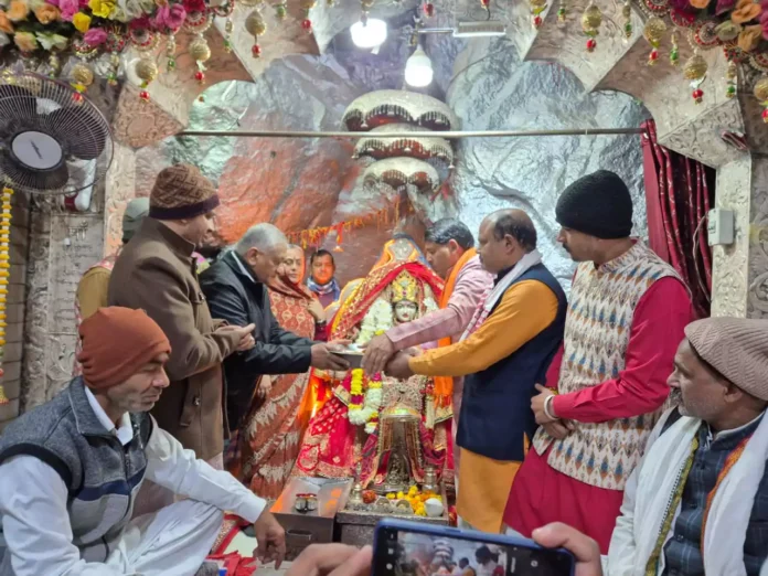 Mizoram Governor offers prayers at Devsar Mata temple in Bhiwani