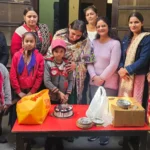 Nari Tu Narayani Utthan Samiti celebrated National Girl Child Day with nomadic girls at Srishti Home