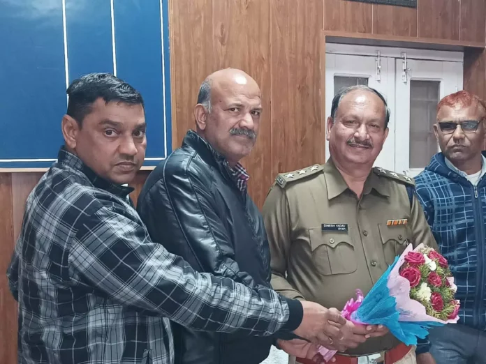 Newly appointed DSP of Badhra takes charge