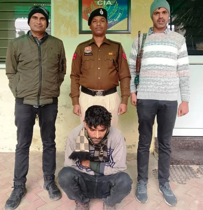 Rewari News Another accused arrested for robbing a trolley by holding the driver hostage