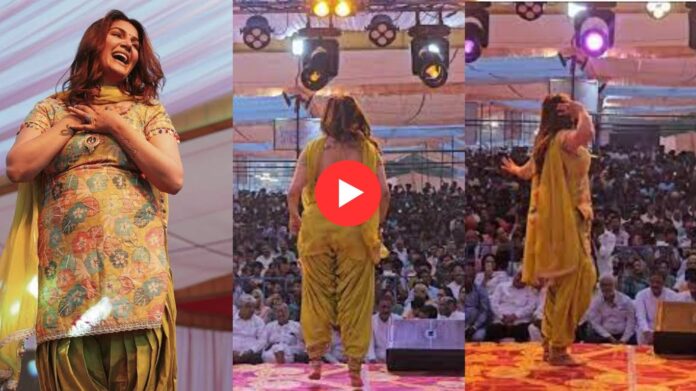 Sapna Choudhary Dance Video: हरियाणवी गाने 'लाल दुपट्टा' पर Sapna Choudhary का धमाकेदार डांस, ठुमकों ने लूटा फैंस का दिल!