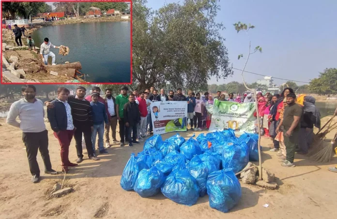 बसई, बंधवाडी, वजीराबाद और नूरपुर झाड़सा के तालाबों की करी गई सफाई