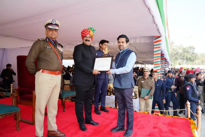 UT administration felicitates PGIMER paediatrician Dr Jitendra Sahu on Republic Day