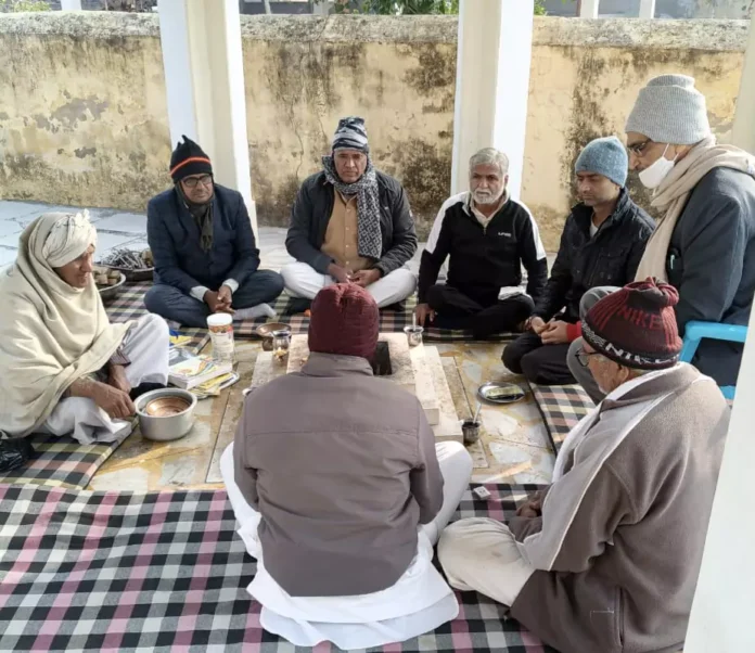 आर्य समाज मुख्यालय महेंद्रगढ़ में बड़ी धूमधाम से किया साप्ताहिक यज्ञ एवं सत्संग का आयोजन