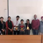 Ayush became winner in PPT presentation and Bhupendra became winner in poster competition.