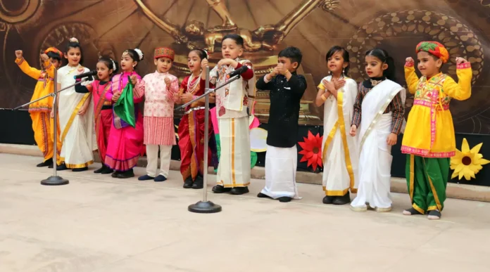 Delhi World Public School, Zirakpur showcases a wide spectrum of Indian culture