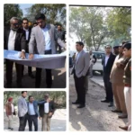 Joint visit of various departments for construction of cycle track and removal of encroachment in Chandigarh.