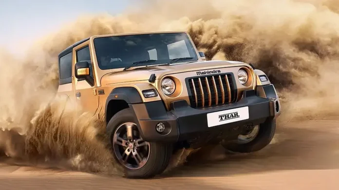 Mahindra Thar Earth Edition gets mocha brown interior New look, features and details!