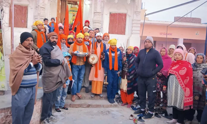 श्री गुरु रविदास प्रकाशोत्सव उपलक्ष्य में प्रभातफेरी