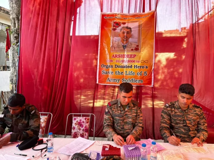 Blood donation camp organized in honor of Arshdeep's selfless sacrifice