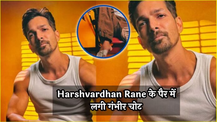 Harshvardhan Rane के पैर में लगी गंभीर चोट, पोस्ट शेयर दी जानकारी