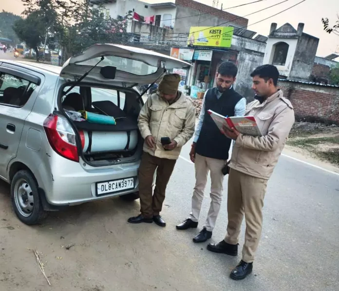 Police took strict action against those who did not pay the challan for a long time, 19 vehicles were detained