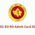 RPSC EORO Admit Card has been released. You can download it like this