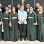 The Senior Choir of St. Stephen's School, Chandigarh enthralled the audience at the St. Patrick's Day celebrations in New Delhi