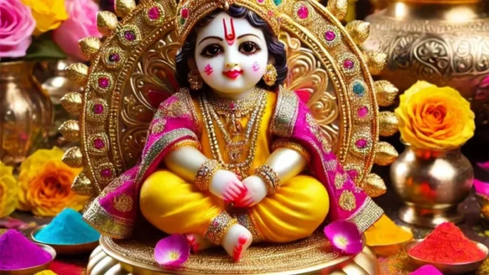 Holi Laddu Gopal Bhog